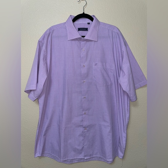 GIOVALINO 3XL Short Sleeve Button-Up Shirt - Picture 2 of 9